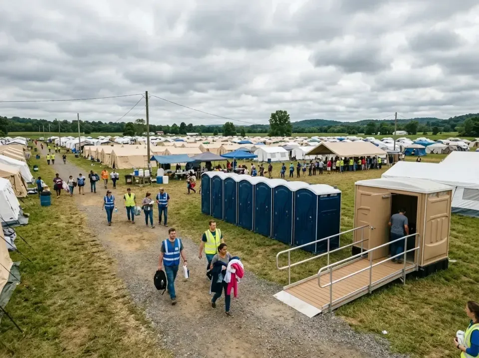 disaster-relief-camp-restrooms-010 — frequently asked questions, Dumpster & Portable Bathrooms Rental in Stonewood, WV